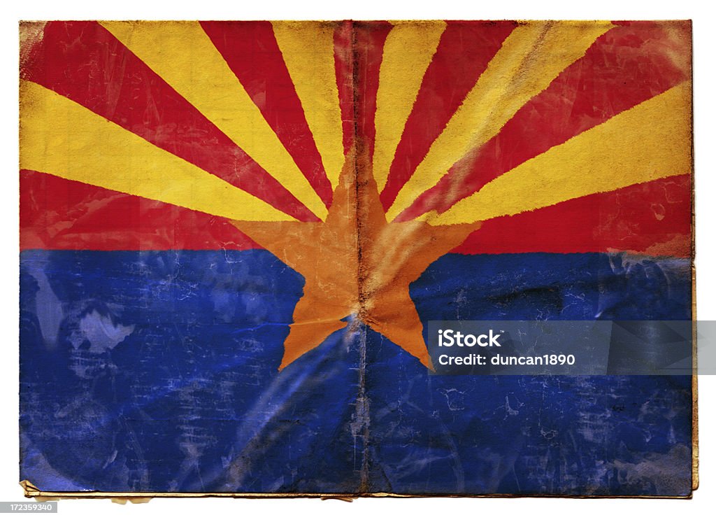 Bandera (XXL) Arizona - Foto de stock de Anticuado libre de derechos