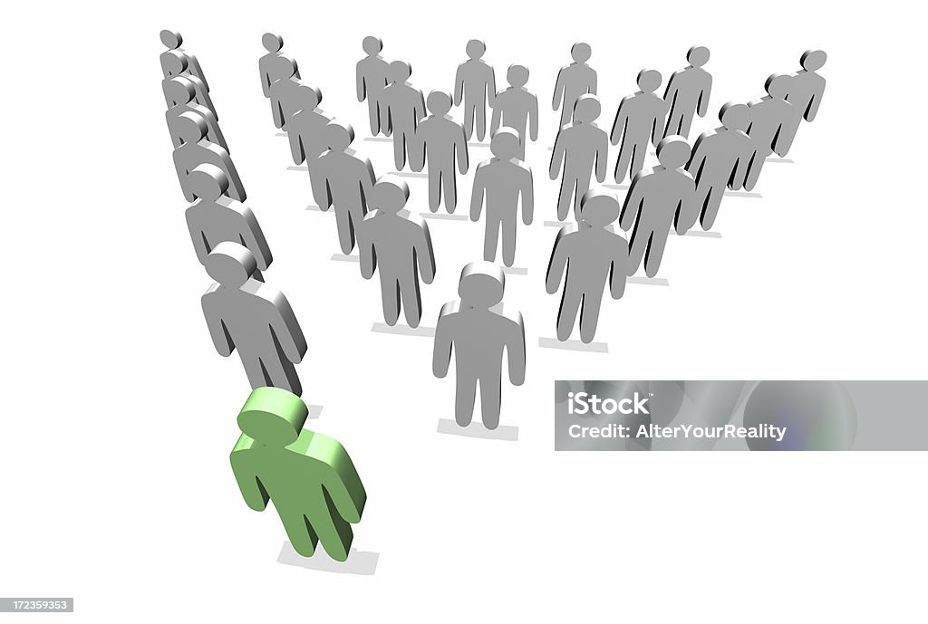 Team leader "concept image represents team leader and his team, team work" Abstract Stock Photo