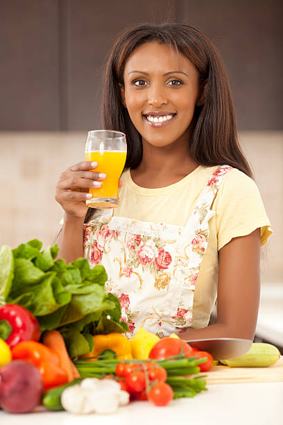 Healthy eating and drinking.