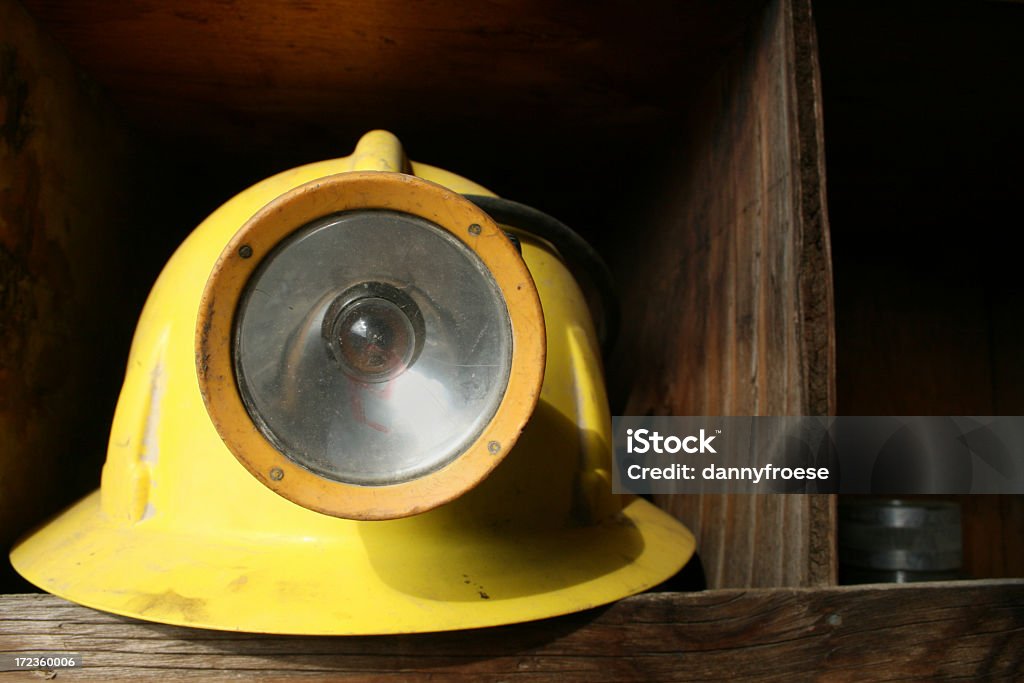Industria mineraria casco - Foto stock royalty-free di Abbigliamento