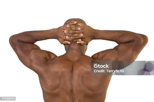 Fitness Back Arms Up Stock Photo - Download Image Now - Active Lifestyle, Adult, Adults Only