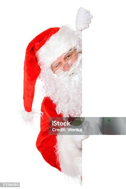 Santa With Copyspace Stock Photo - Download Image Now - Active Seniors, Adult, Adults Only
