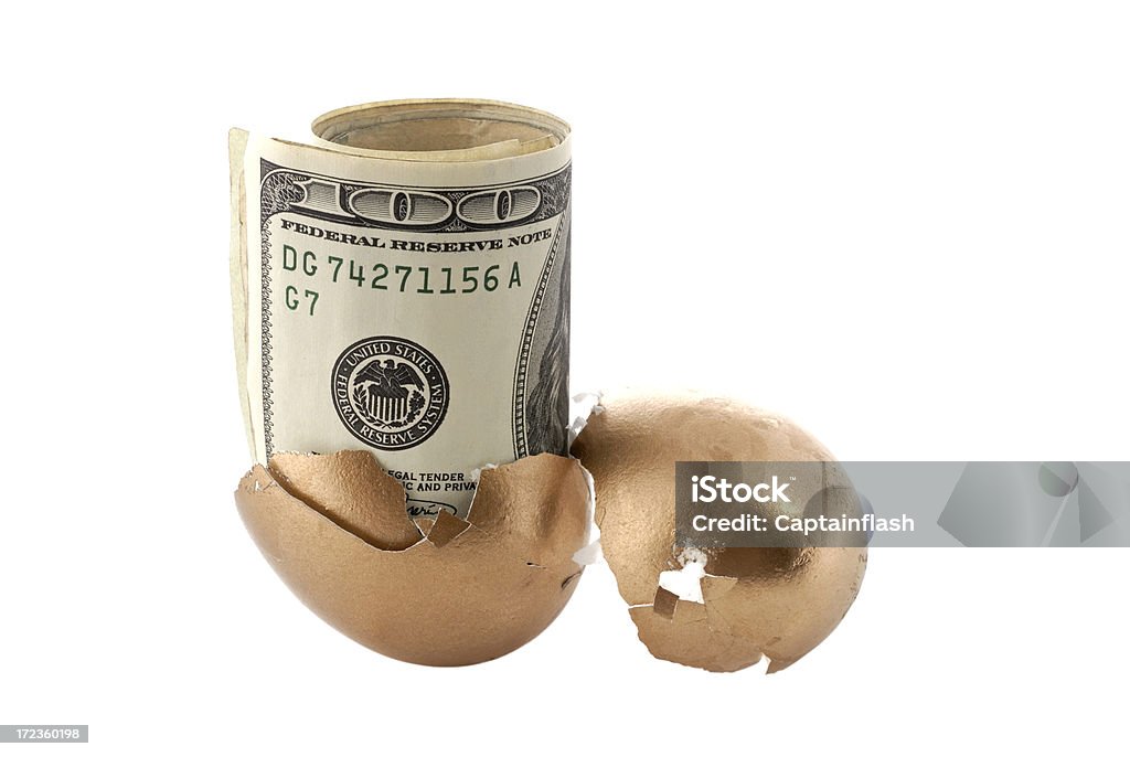 Uovo d'oro - Foto stock royalty-free di 401k - Parola inglese