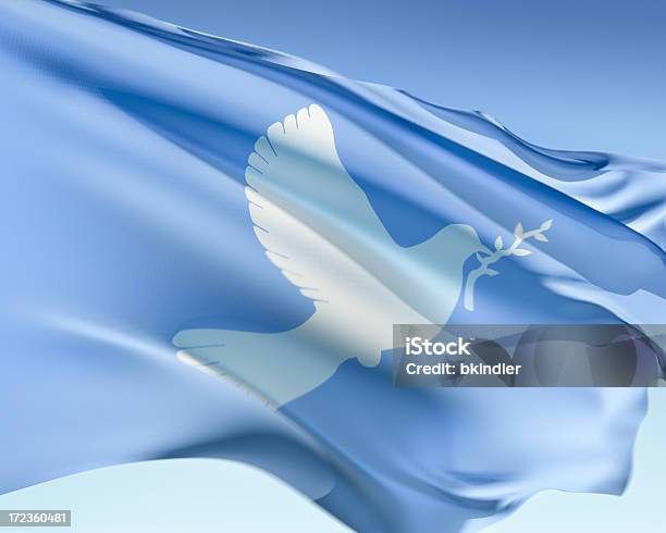 Bandiera Della Pace - Fotografie stock e altre immagini di Simboli della pace - Simboli della pace, Colomba, Bandiera