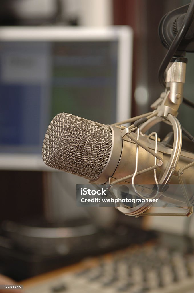 Microphone - Photo de Podcasting libre de droits