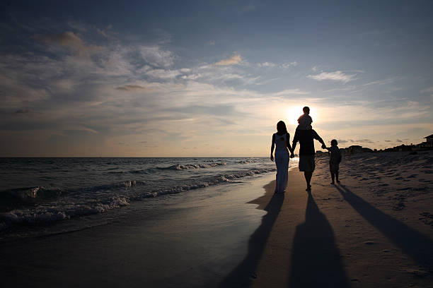 Family Sunset Walk