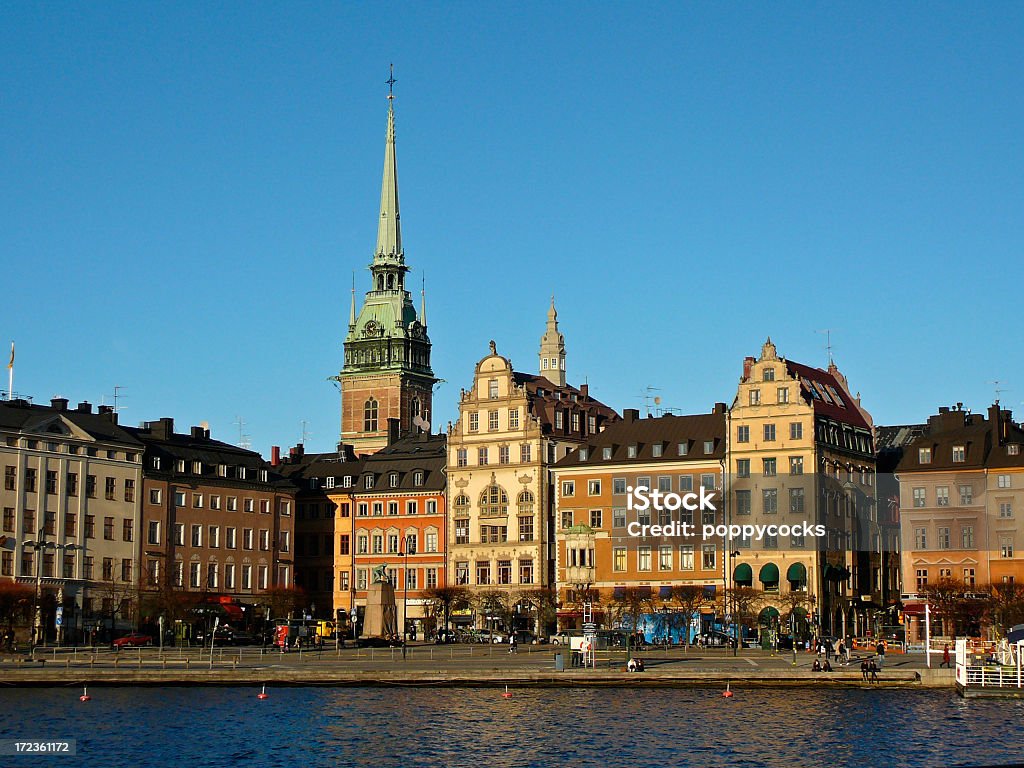 Gamla Stan-Stoccolma - Foto stock royalty-free di Capitali internazionali