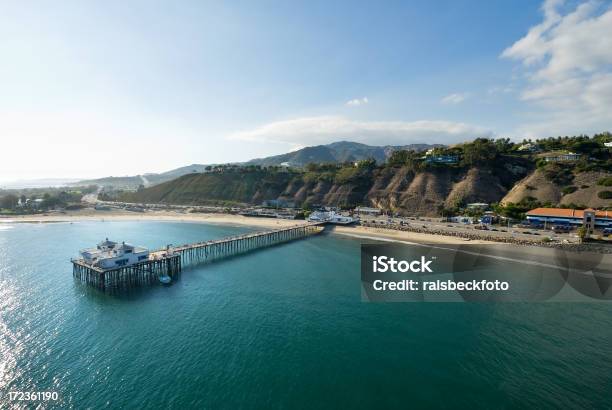 Luftbild Von Pier In Malibu Kalifornien Stockfoto und mehr Bilder von Malibu - Malibu, Route 1, Anlegestelle