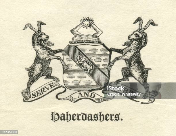 Vetores de Worshipful Empresa De Haberdashers Armorial e mais imagens de Brasão de armas - Brasão de armas, Artigo de armarinho, Cidade de Londres