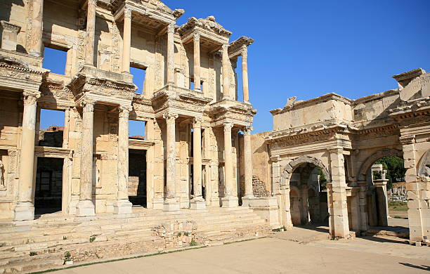 istock Ephesus,  The Library of Celus and Augustus Gate 172361634