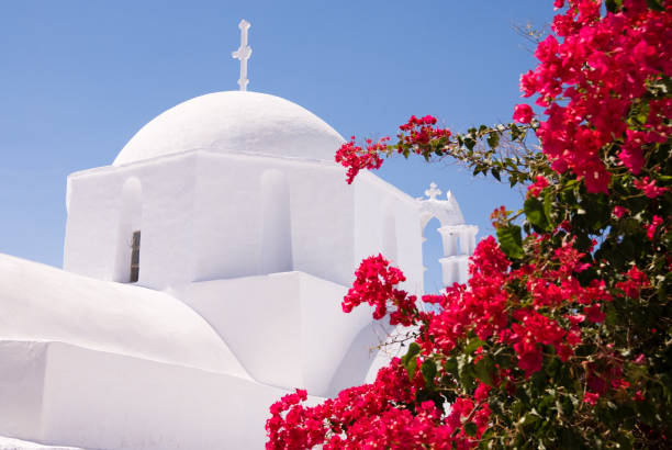 A typical cycladic church on the island of Amorgos