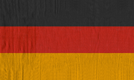 German Flag in cotton.