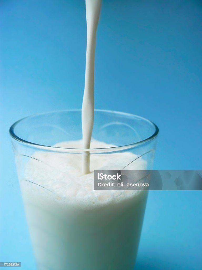 유리컵 우유관 - 로열티 프리 건강한 생활방식 스톡 사진