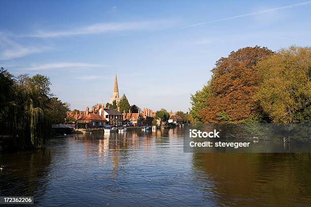 Abingdon Vista Sul Tamigi - Fotografie stock e altre immagini di Abingdon - Abingdon, Oxfordshire, Paesaggio