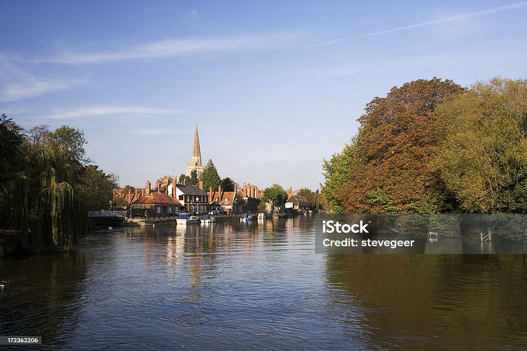 Abingdon widok z Thames - Zbiór zdjęć royalty-free (Abingdon - England)