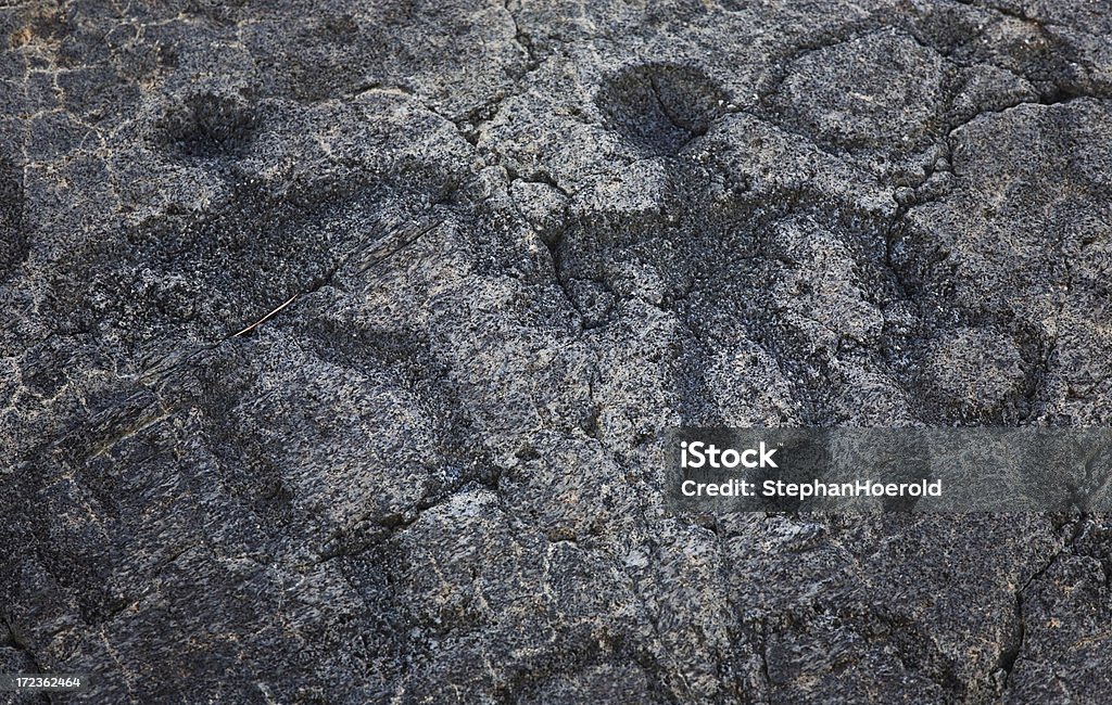 Вместительные Petroglyphs ian - Стоковые фото Биг Айлэнд - Гавайские острова роялти-фри