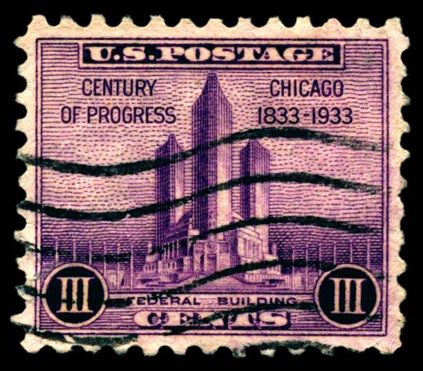 istock Chicago Century of Progress Postage Stamp 172362678