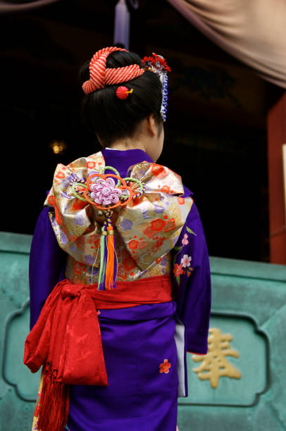 istock Japanese girl - with kimono 172362687