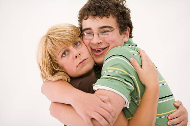 Mother & Son stock photo