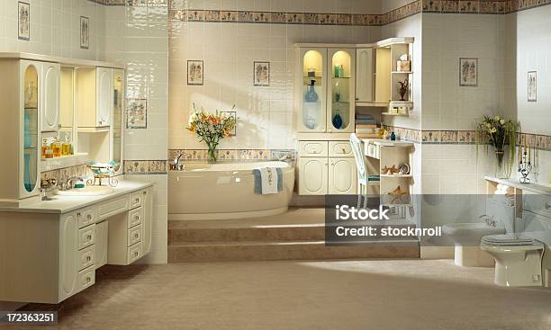 Luxurious Master Bathroom Interior Stock Photo - Download Image Now - Architecture, Bathroom, Bathroom Sink