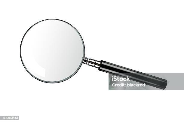Vergrößerungsglas Stockfoto und mehr Bilder von Vergrößerungsglas - Vergrößerungsglas, Weißer Hintergrund, Freisteller – Neutraler Hintergrund