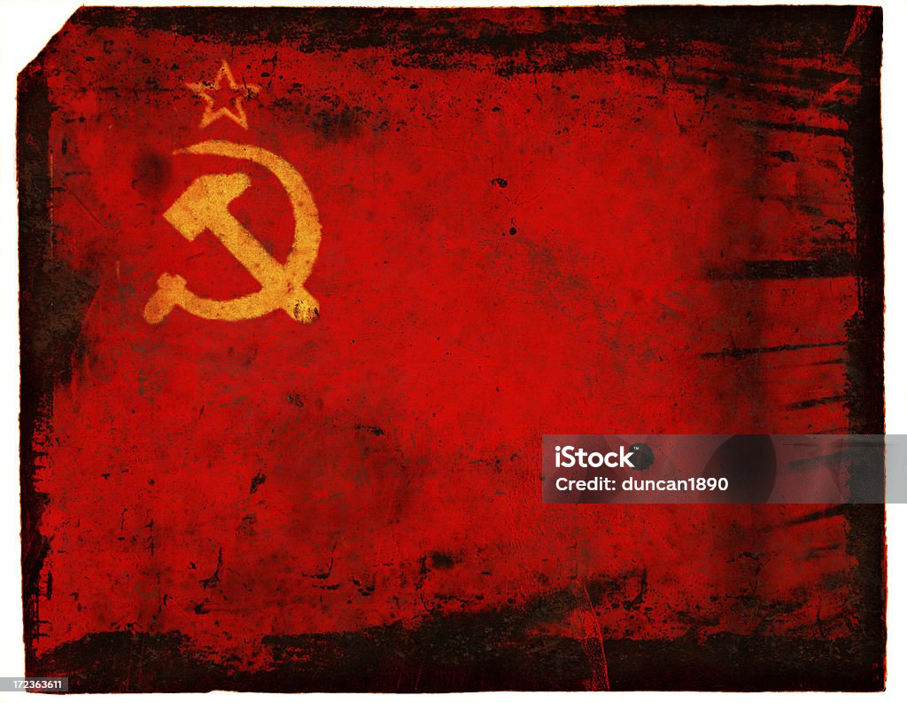 Bandeira Soviética XXL - Foto de stock de Guerra Fria royalty-free