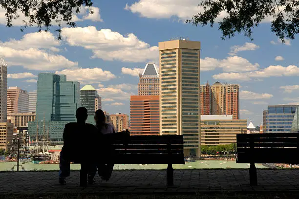 Photo of Couple on Bench