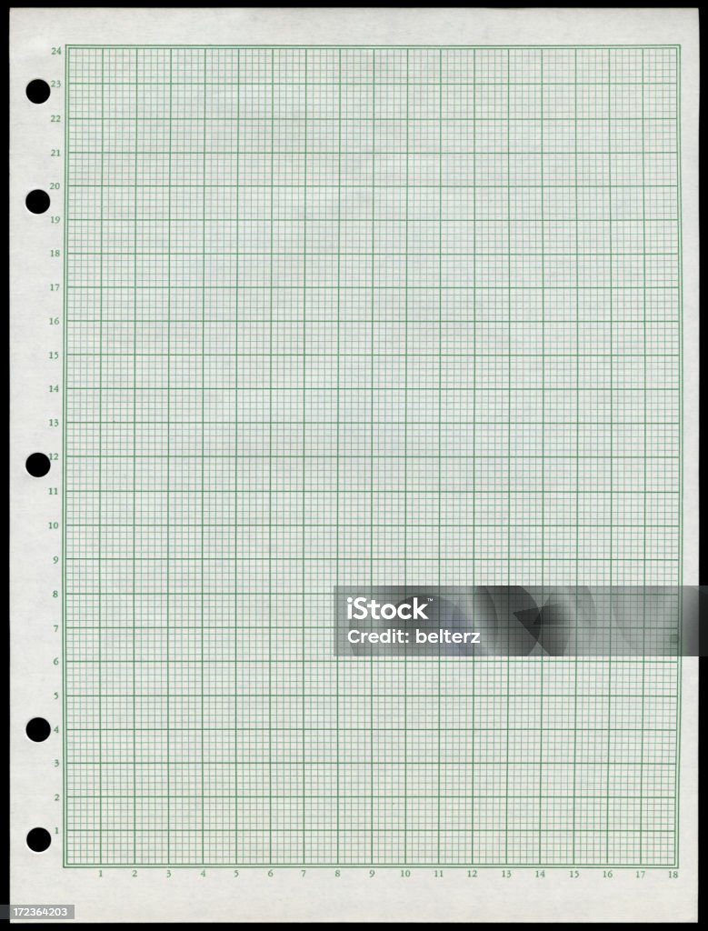 Millimeterpapier - Lizenzfrei Buchseite Stock-Foto