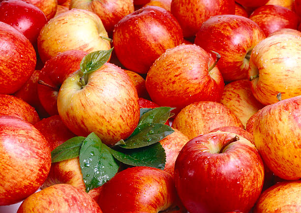 Apples wallpaper (6) stock photo