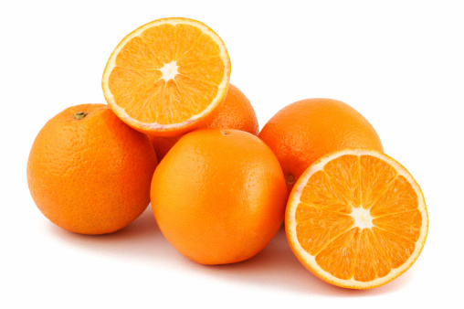 Group of oranges isolated on white backgroundMORE PHOTOS: