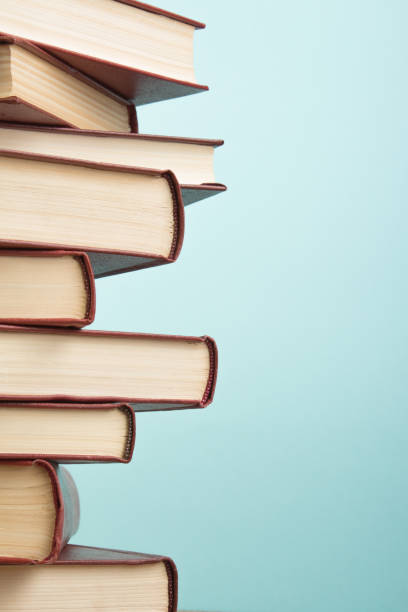istock Background from old and used hardback books. 1723646806