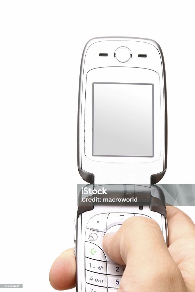 Teléfono celular en mano - Foto de stock de Agarrar libre de derechos