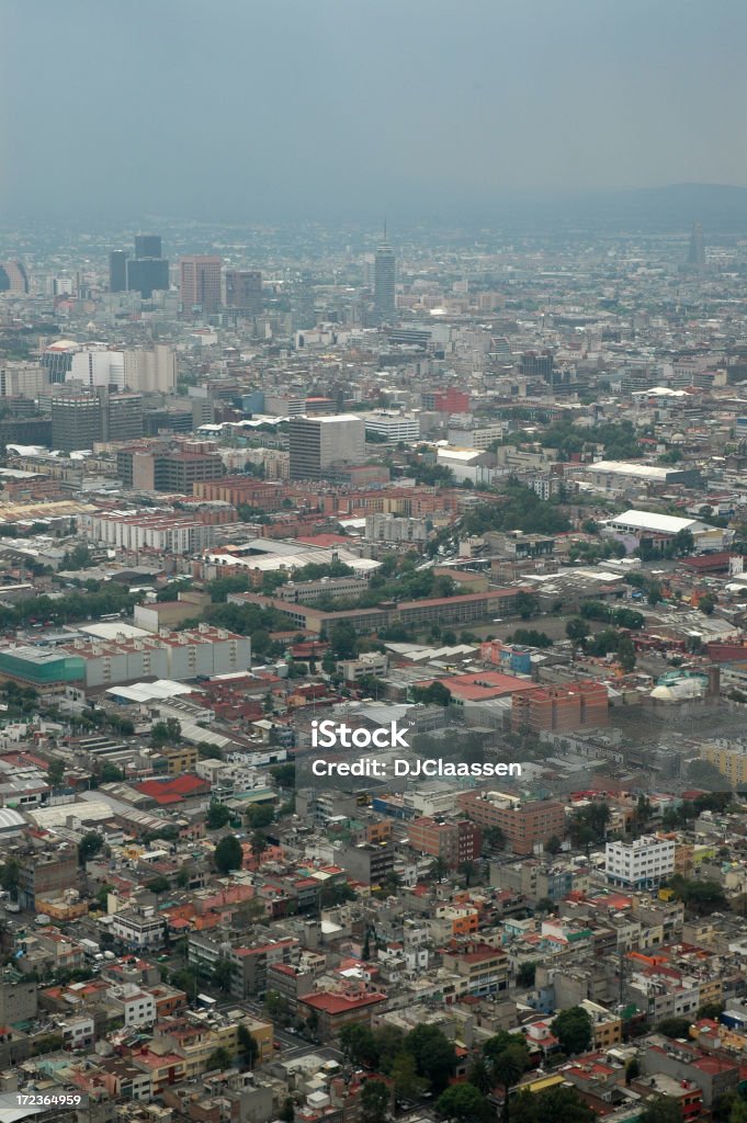 Vista Città del Messico Arial - Foto stock royalty-free di Città