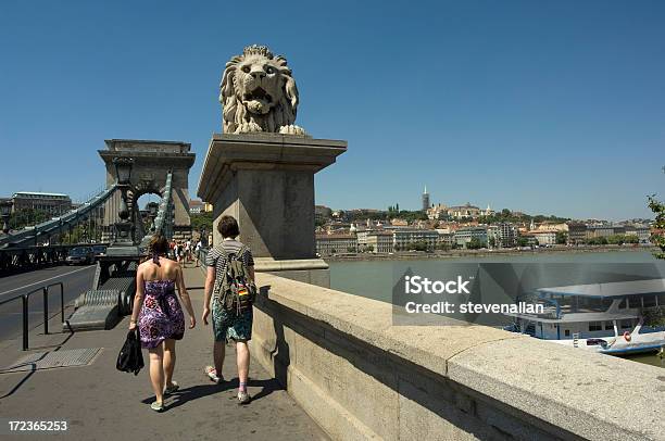 Budapestbrücke Stockfoto und mehr Bilder von Budapest - Budapest, Gehen, Kettenbrücke - Hängebrücke