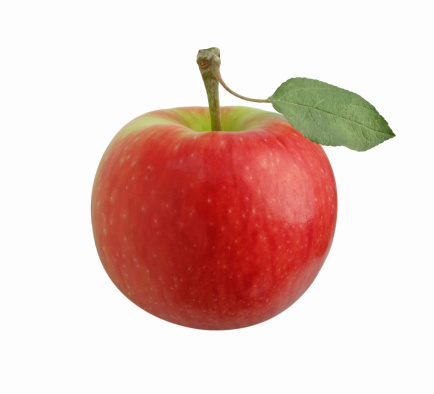 Isolated apple