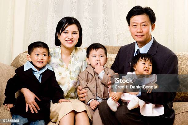 Family Portrait Stock Photo - Download Image Now - Myanmar, Immigrant, 18-23 Months