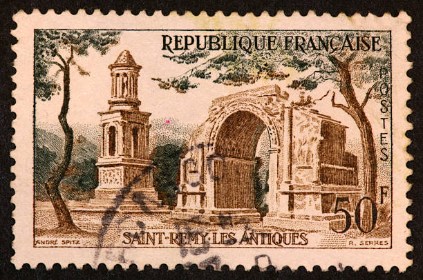 istock Saint-Remy French stamp. 172365674