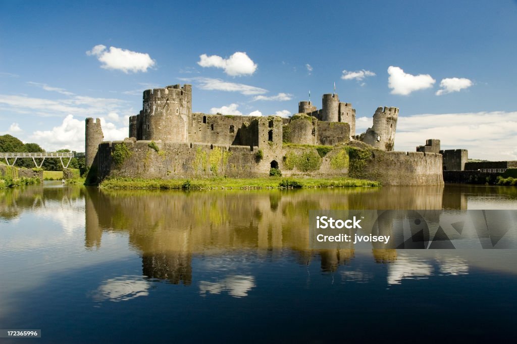 Caerphilly Castle - Lizenzfrei Caerphilly Castle Stock-Foto