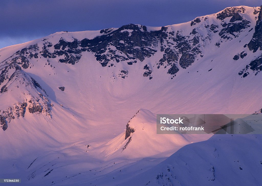 Alm-glow - Lizenzfrei Alpen Stock-Foto
