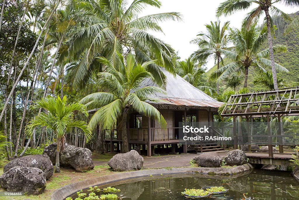 Bambus-Hütte In den Regenwald - Lizenzfrei Asien Stock-Foto