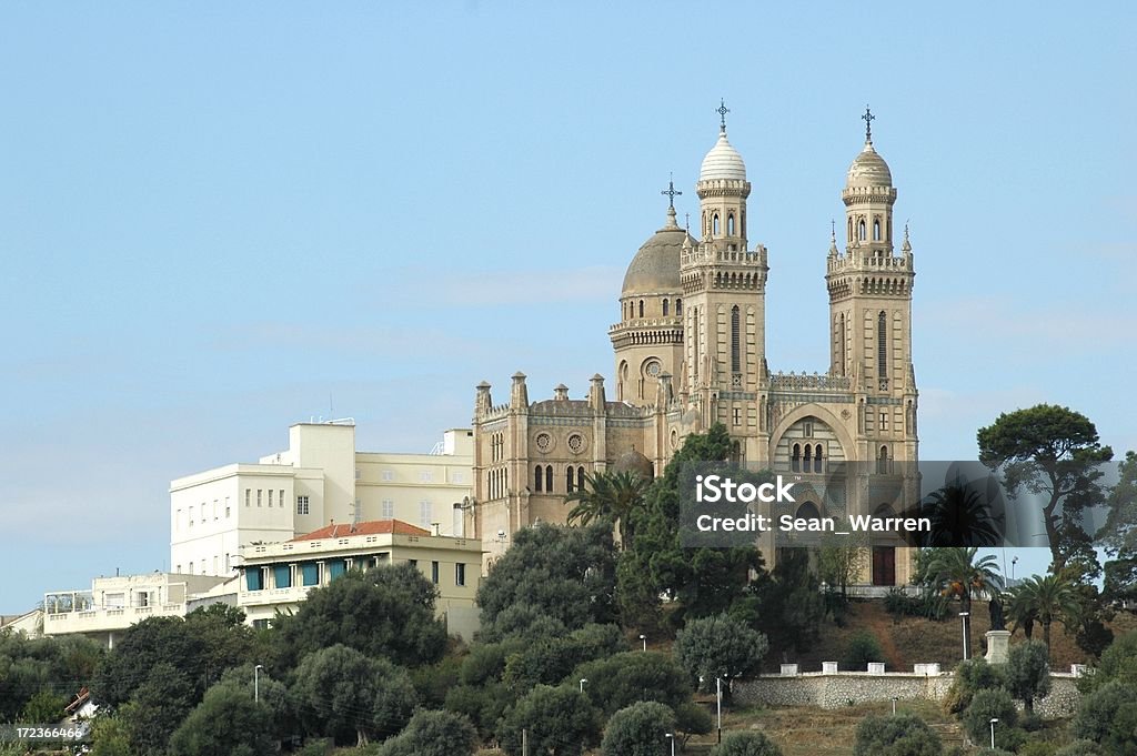 La cathédrale St. Augustine en Algérie - Photo de Algérie libre de droits