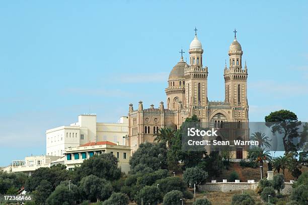 Foto de A Catedral De St Augustine Na Argélia e mais fotos de stock de Argélia - Argélia, Campanário - Característica arquitetônica, Catedral