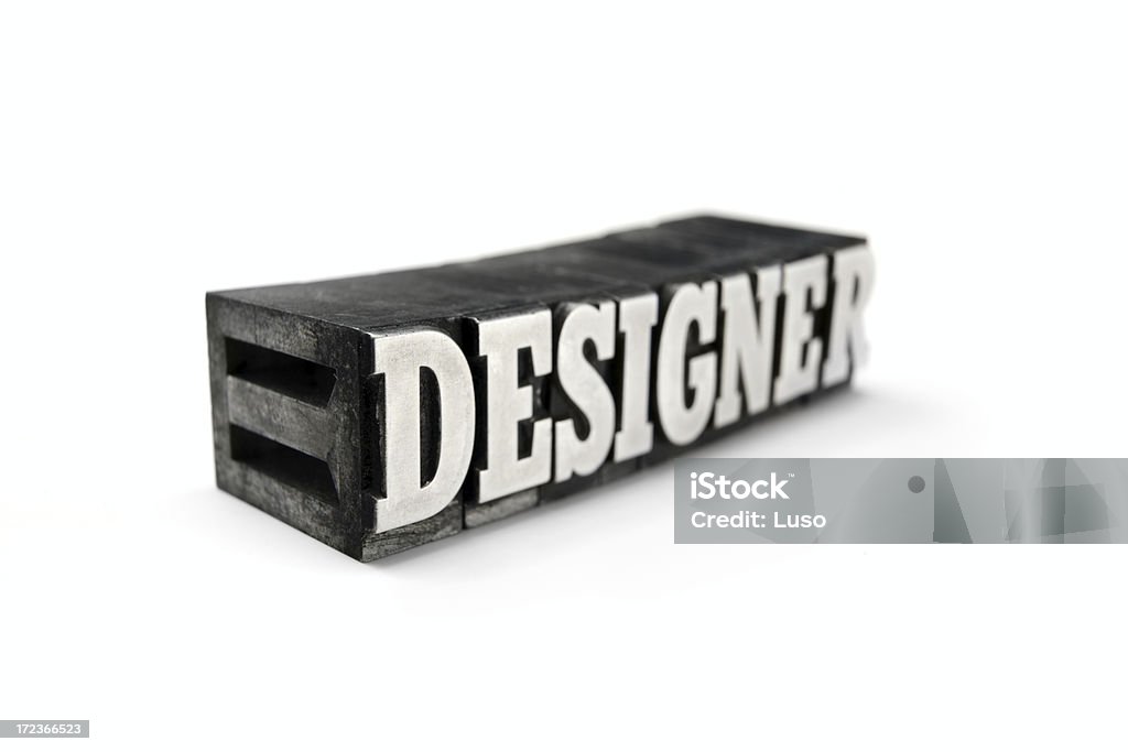 Diseñador tipografía - Foto de stock de Arte libre de derechos