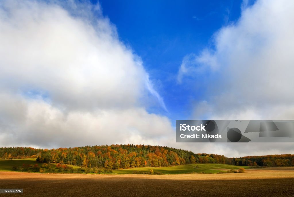 Paisagem de outono - Foto de stock de Agricultura royalty-free