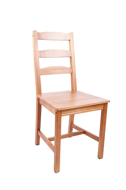 istock Wood Chair on white background. 172366818