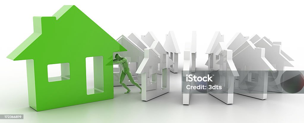 Green zu Hause - Lizenzfrei Anstrengung Stock-Foto