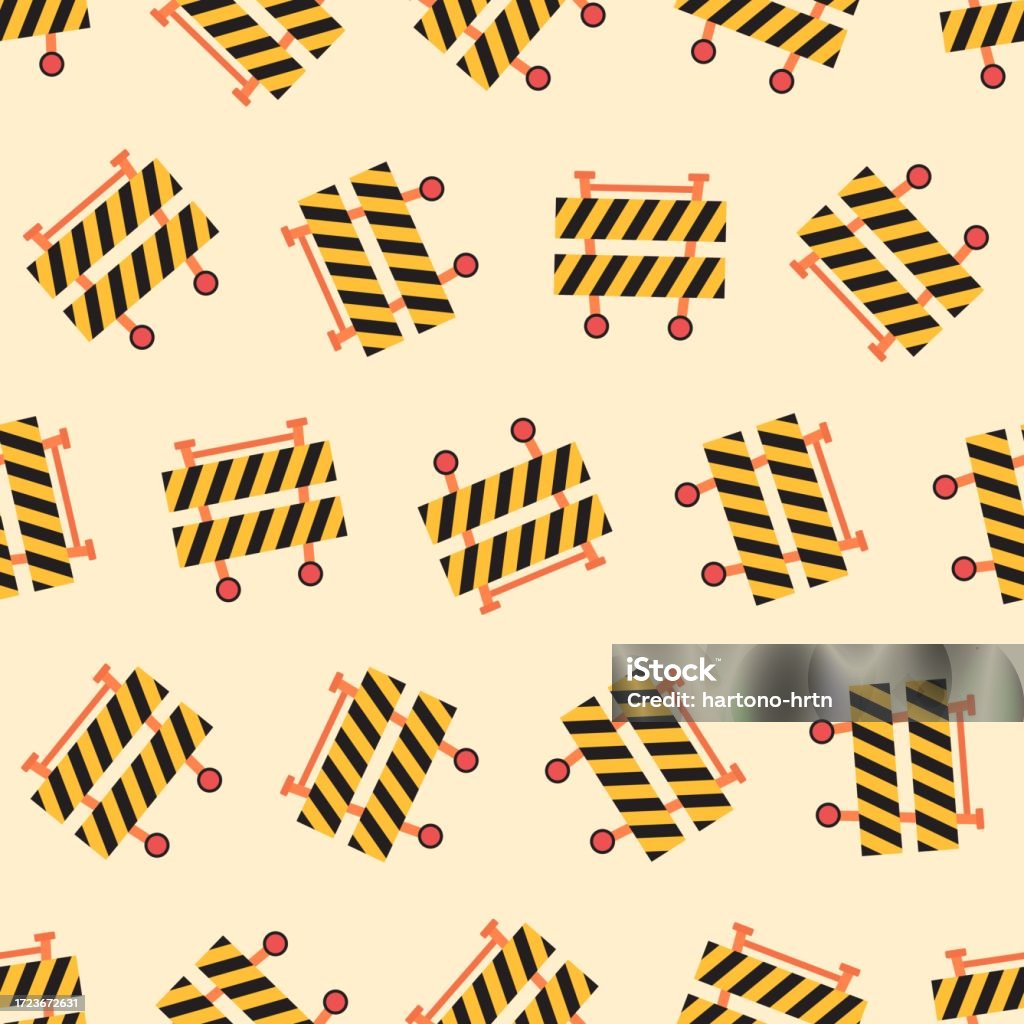 Barrier Pattern Texture Safety Barrier Seamless Pattern Suitable For Backgrounds Wallpapers ...