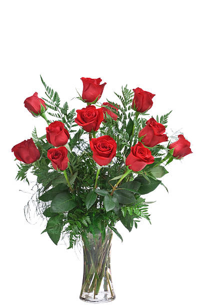 красных роз (xl - dozen roses rose flower arrangement red стоковые фото и изображения