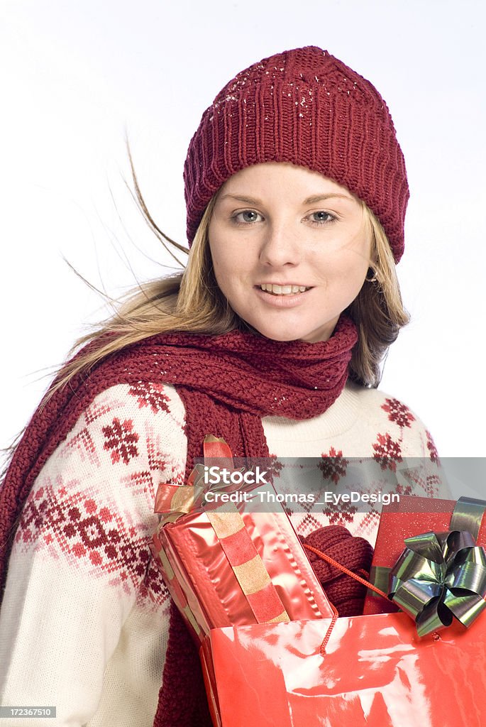 Winter Shopping - Foto de stock de Adulto royalty-free