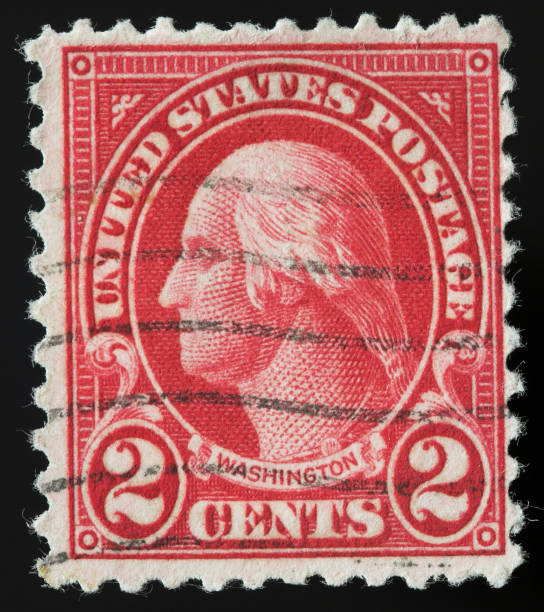 istock Vintage George Washington Stamp 172368831